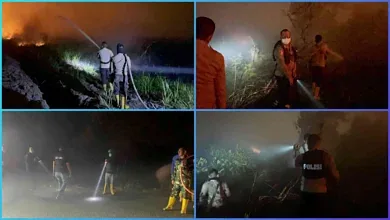 Tim Gabungan Berhasil Jinakkan Kebakaran Lahan 5 Hektare di Pemulutan Ogan Ilir
