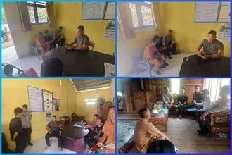 Kapolsek Rantau Alai Lakukan Problem Solving di SMAN 1 Kandis, Cegah Potensi Gangguan Kamtibmas
