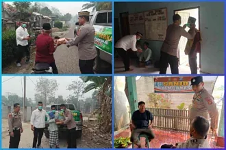 Jumat Berkah dan Mobil Senyum, Kapolsek Rantau Alai Sambangi Warga Mekar Sari, Perkuat Silaturahmi dan Kamtibmas