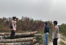 Siaga Cegah Titik Api, Kapolsek Rantau Alai Instruksikan Patroli dan Mitigasi Karhutla