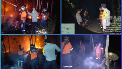 Foto pendukung berita Gerak Cepat Polsek Tanjung Raja, Karhutla 2 Hektare di Desa Tanjung Temiang Berhasil Dipadamkan