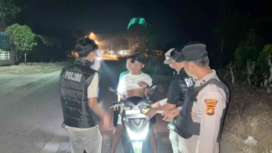 Foto pendukung berita Jaga Kamtibmas Tetap Kondusif, Polsek Rantau Alai Gelar Patroli Hunting dan KRYD