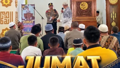 Foto pendukung berita Kapolres Boltim Jumat Keliling di Masjid Agung Nurjanah Tutuyan, Sampaikan Empat Pesan Penting