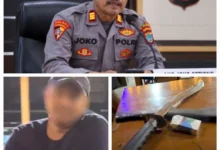 Foto pendukung berita Kasus Mengamuk Bawa Samurai di Kotamobagu Masuki Tahap Lanjutan, Tersangka EY Resmi Ditahan