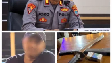 Foto pendukung berita Kasus Mengamuk Bawa Samurai di Kotamobagu Masuki Tahap Lanjutan, Tersangka EY Resmi Ditahan
