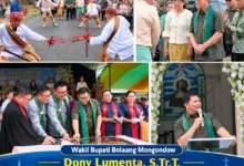 Foto pendukung berita Wabup Dony Lumenta Hadiri Pentahbisan dan Peresmian Gereja GMIBM Jemaat "Abraham" Pangian