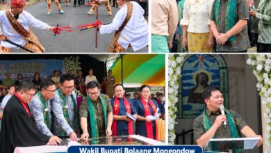 Foto pendukung berita Wabup Dony Lumenta Hadiri Pentahbisan dan Peresmian Gereja GMIBM Jemaat "Abraham" Pangian